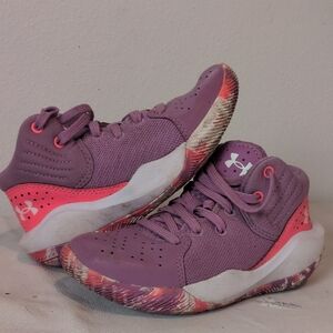 Under Armour Lavender and Coral Athletic Sneakers